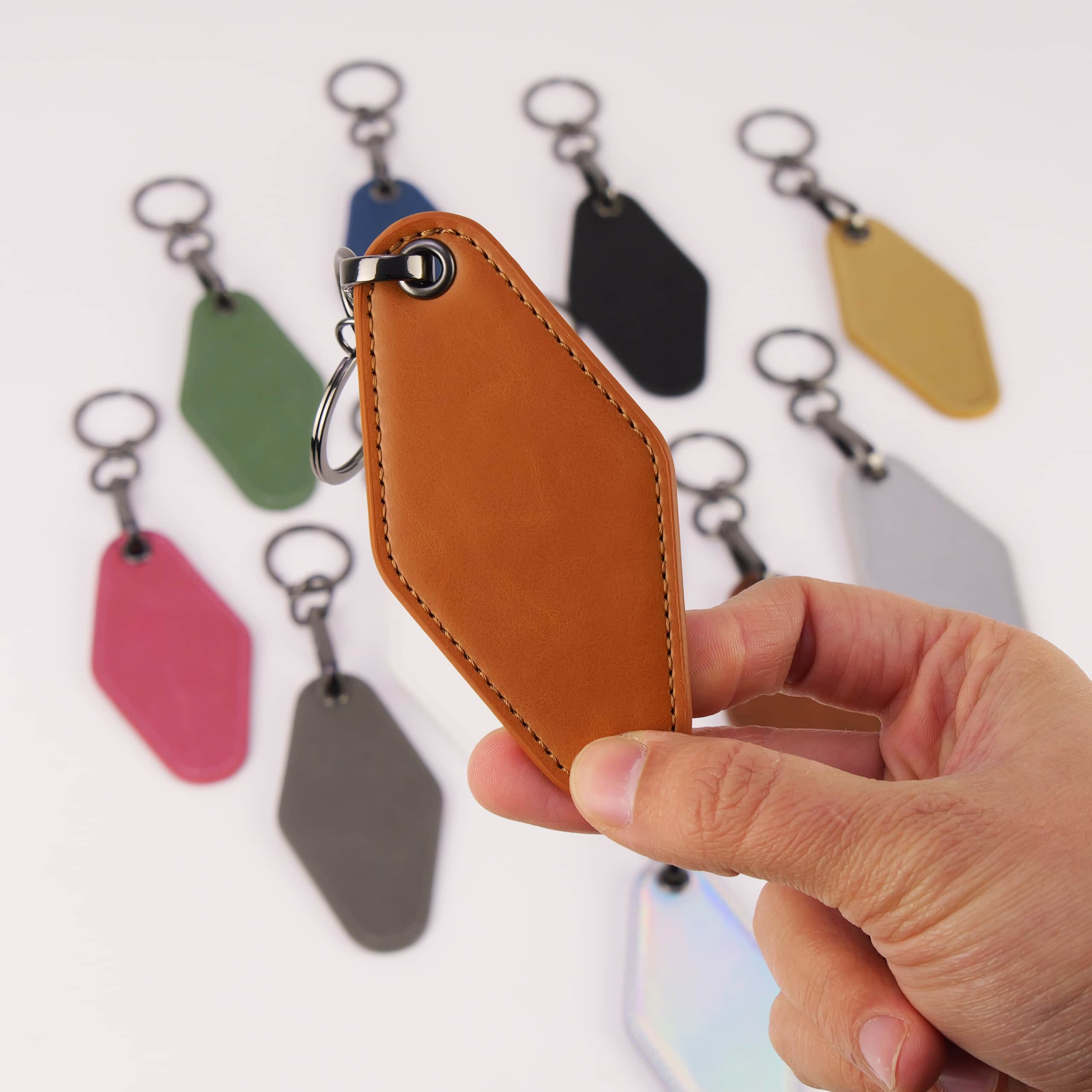 Leather Motel Keychain