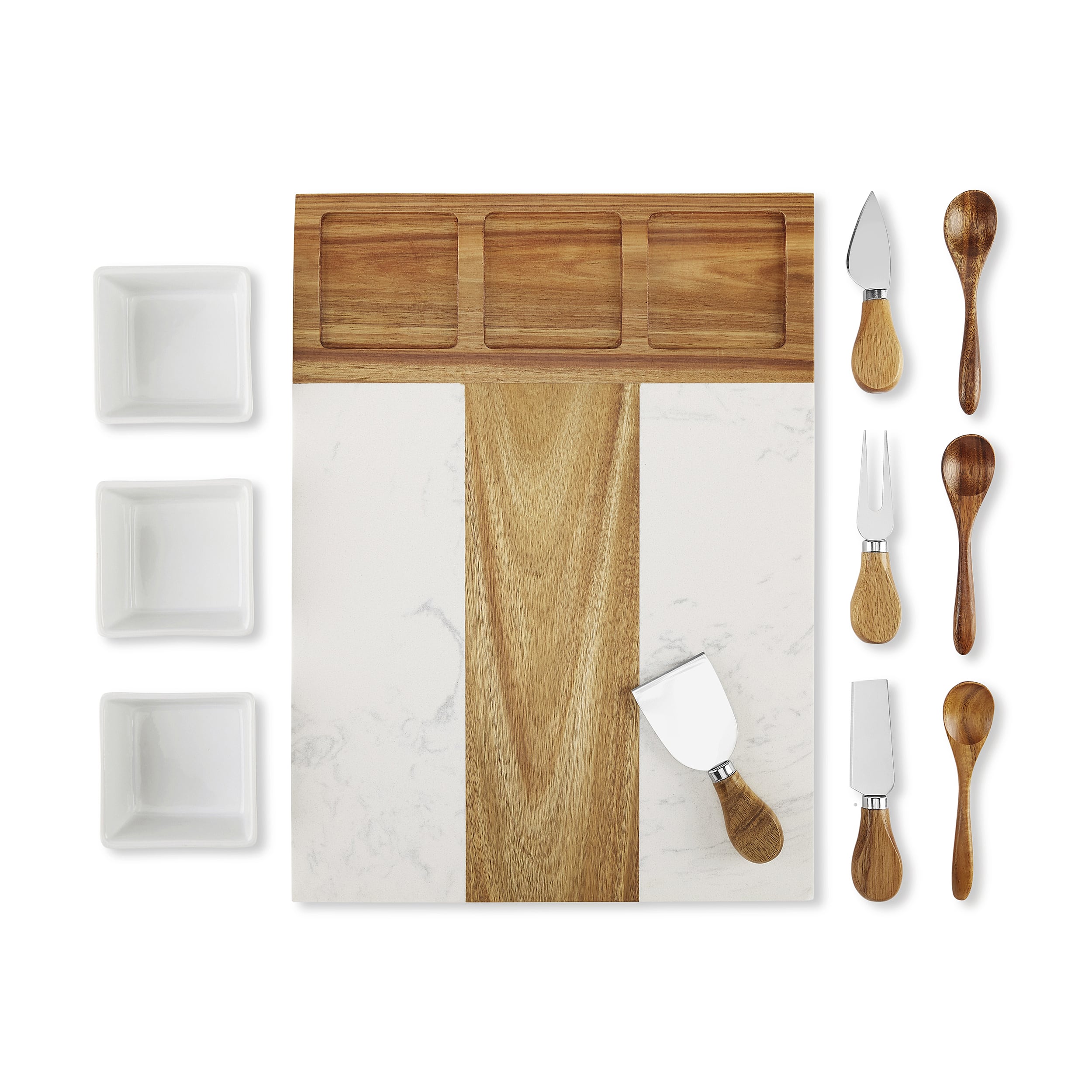 Marble Charcuterie Board Set